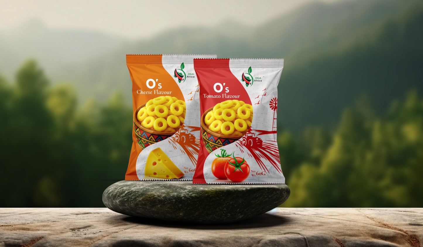 A box of OGA Africa O's cereal.